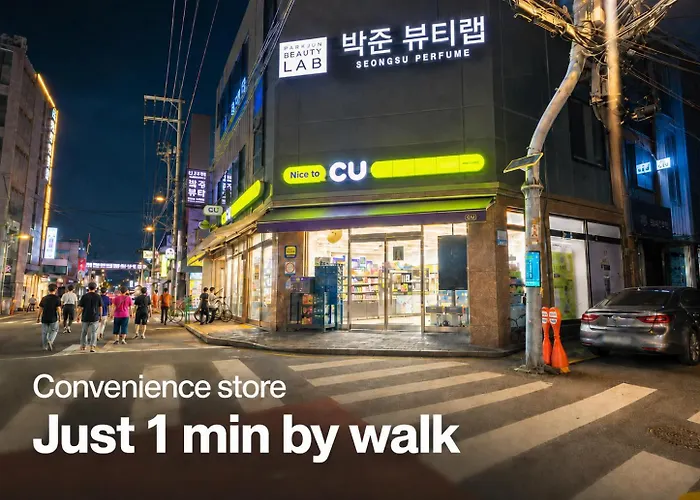 My House 5min Walk To Seongsu Musinsa, Olive Young, Konkuk Stn 6min, 3 Acs